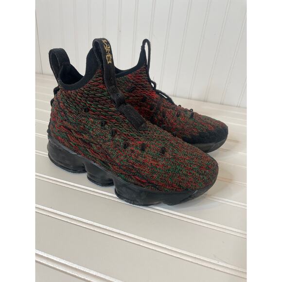 Nike LeBron 15 High BHM Flyknit Lightweight Sports Running Men’s Size 5.5 - Picture 1 of 7